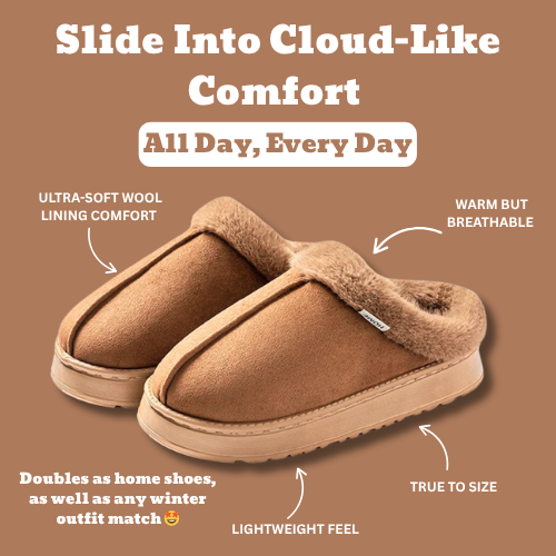 Cozié™ CloudWalk Slippers – Home & Coffee Date Ready