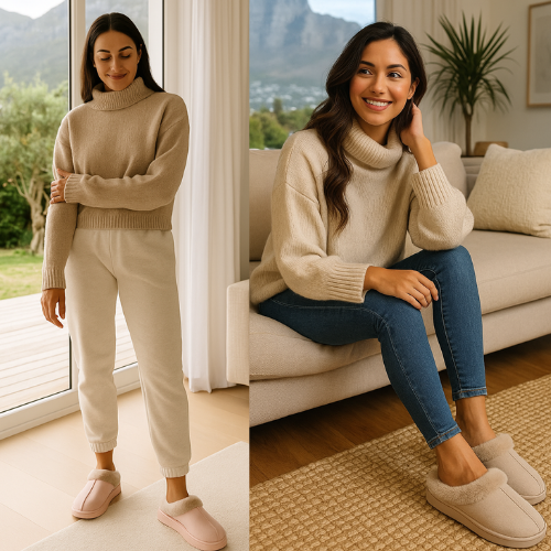 Cozié™ CloudWalk Slippers – Home & Coffee Date Ready